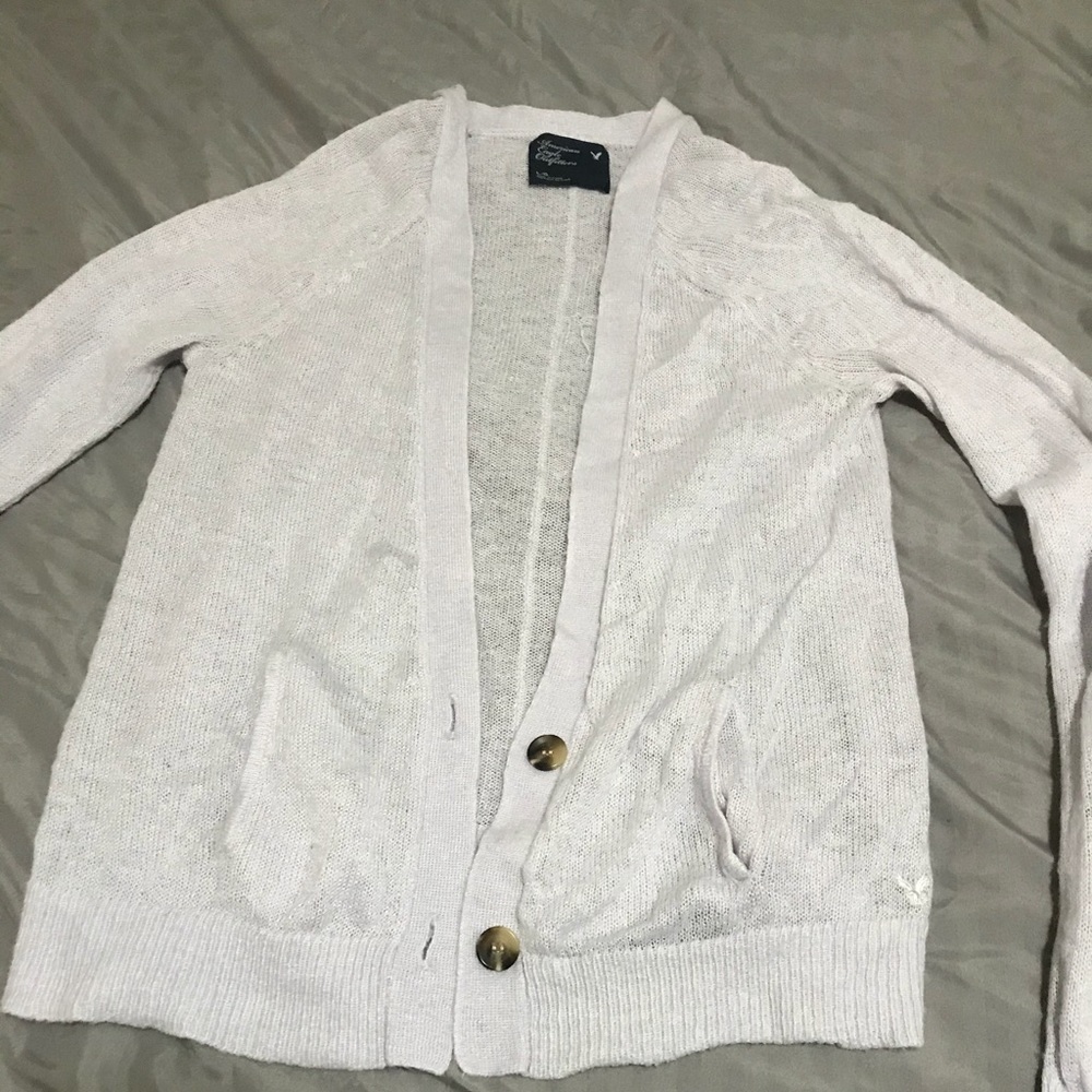 American Eagle light knit lavender sweater